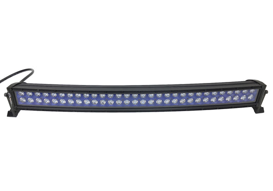 Quake LED - QUCA744 - 32 Inch Curved LED Light Bar Dual Row 180 Watt Blue Reflector Spot Ultra ARC Color Series