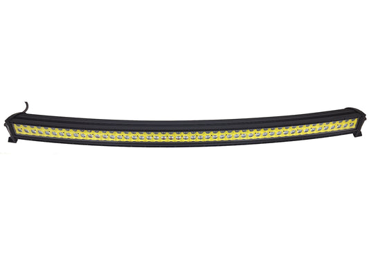 Quake LED - QUCA736 - 50 Inch Curved LED Light Bar Dual Row 288 Watt Yellow Reflector Spot Ultra ARC Color Series