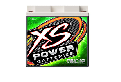 XS Power Batteries 12V AGM Powersports Series Batteries - M6 Terminal Bolts Included 800 Max Amps PSX14Q