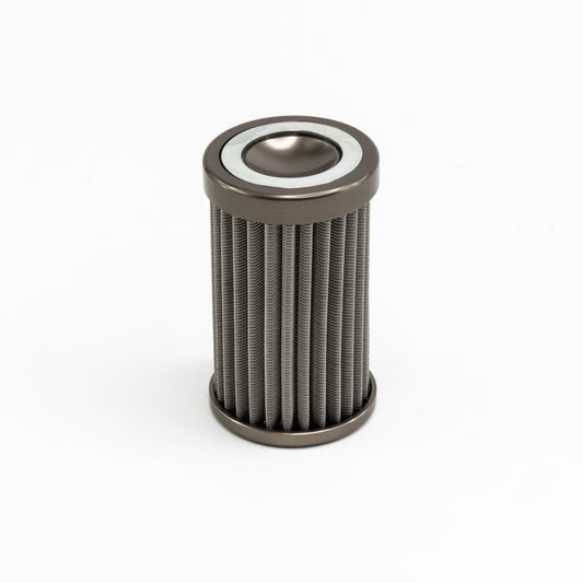 Deatschwerks In-line fuel filter element, stainless steel 100 micron. Fits DW 110mm housing. Universal DEW-8-02-110-100