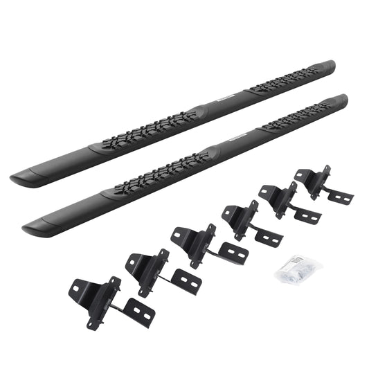 Go Rhino V3450674T V3 Series Aluminum Side Steps With Mounting Brackets Textured Black