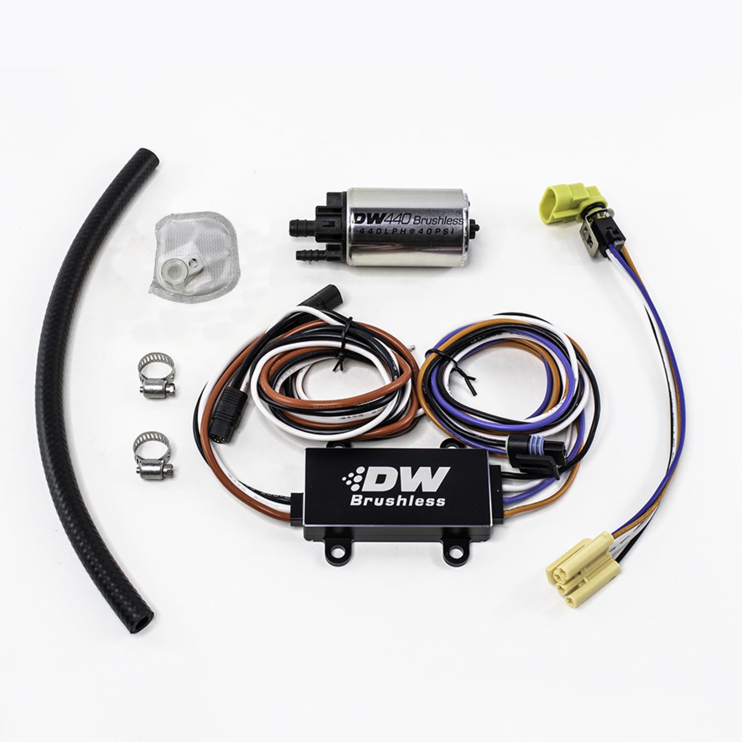 Deatschwerks 440lph Brushless Fuel Pump with Dual Speed Controller DEW-7-441-C102-0900
