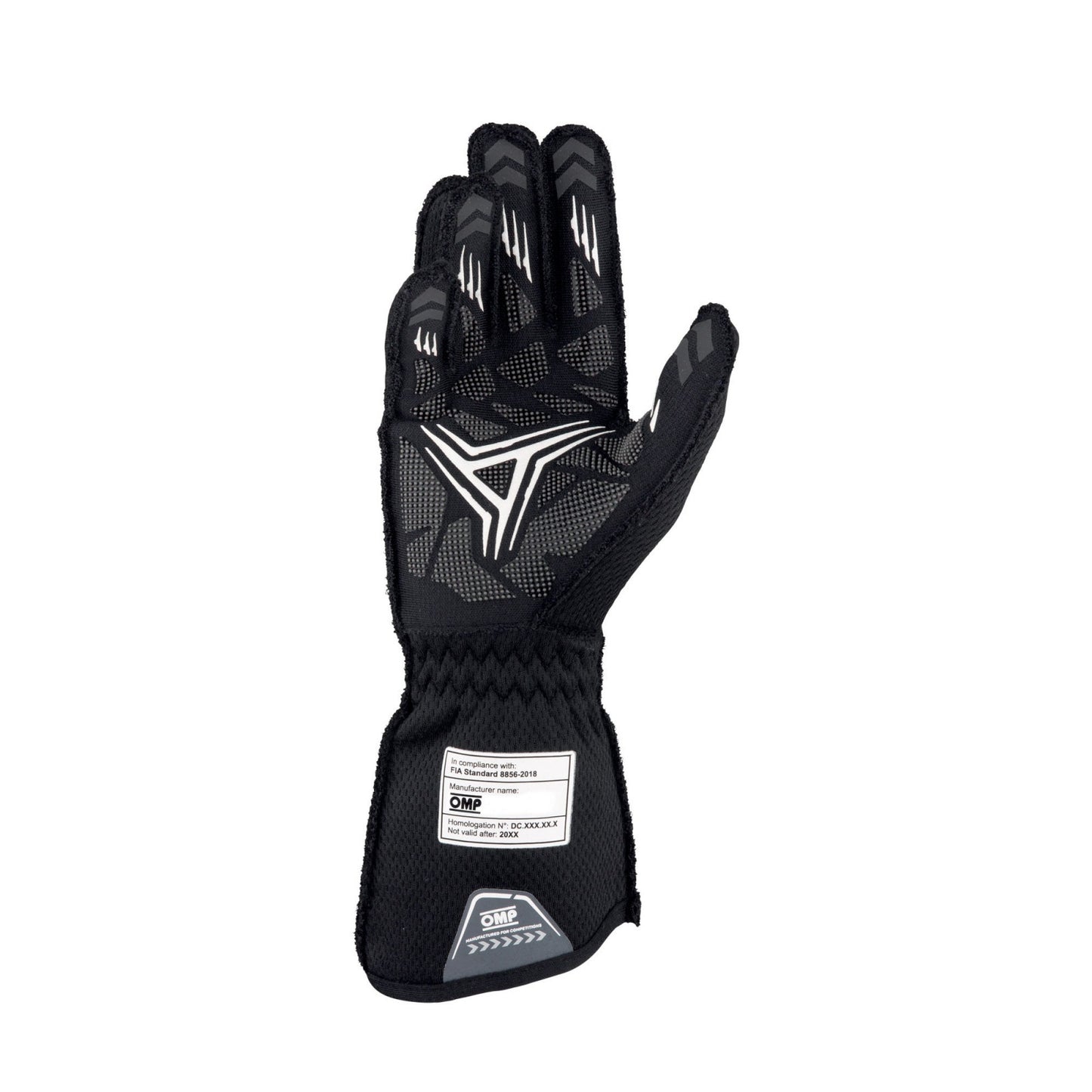 OMP One Evo X Gloves Black/Yellow Size M IB771NGIM