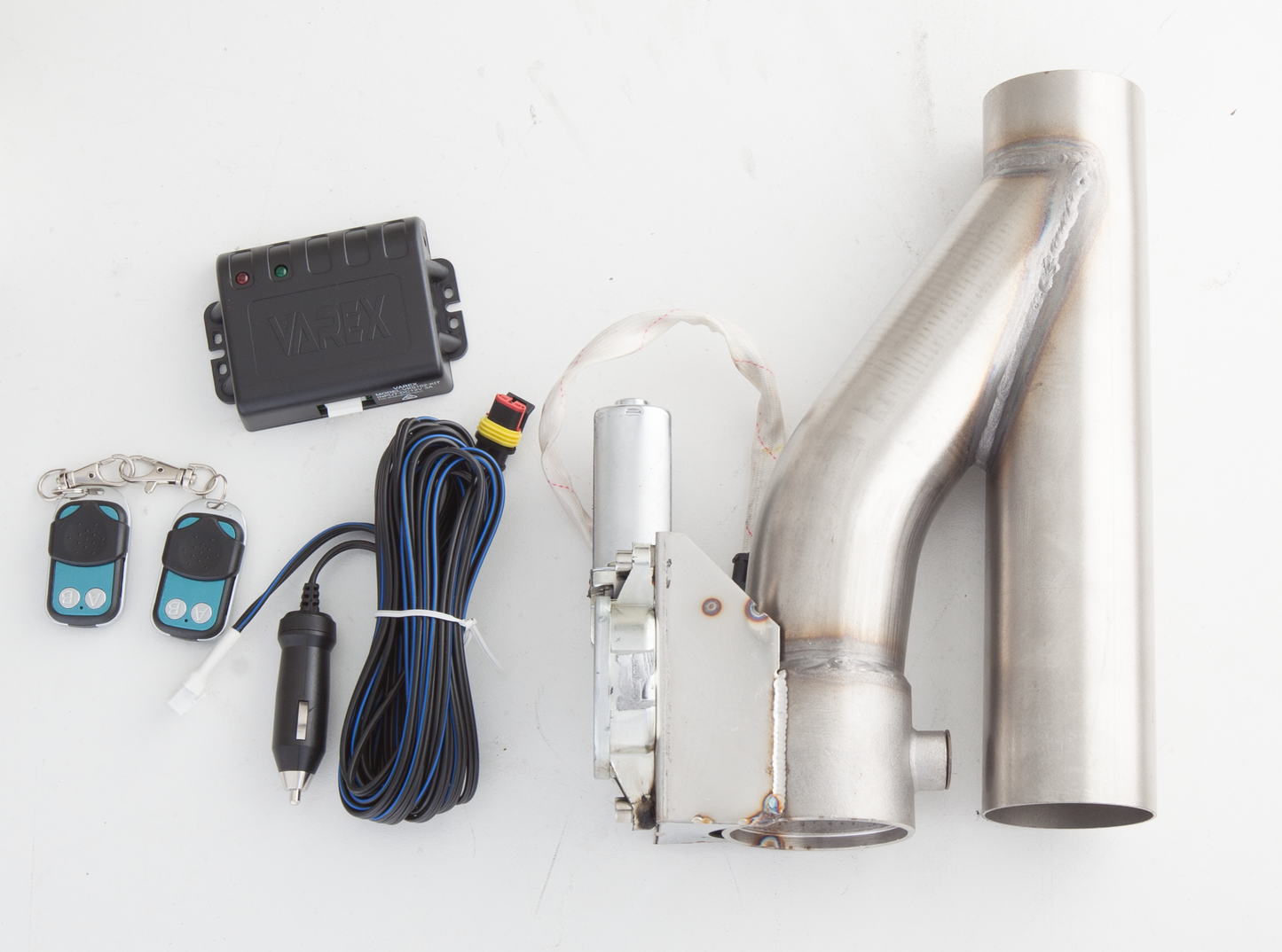 XFORCE Electric Exhaust Cut Out Kit With Varex Remote 2.5"; Exhaust Y Pipe VK12
