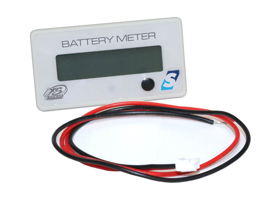 XS Power Batteries Capacity Meter for AGM, LFP, LTO with Blue Backlight VM
