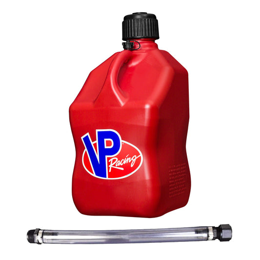 VP Racing Red VPSQ 5.5Gal MS Cntnr W/ DLX Hose 3516-CA