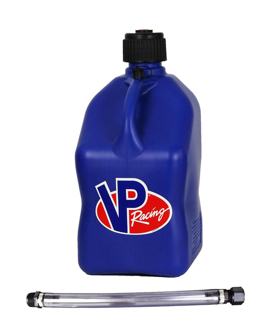 VP Racing Blue VPSQ 5.5Gal MS Cntnr W/ DLX Hose 3536-CA