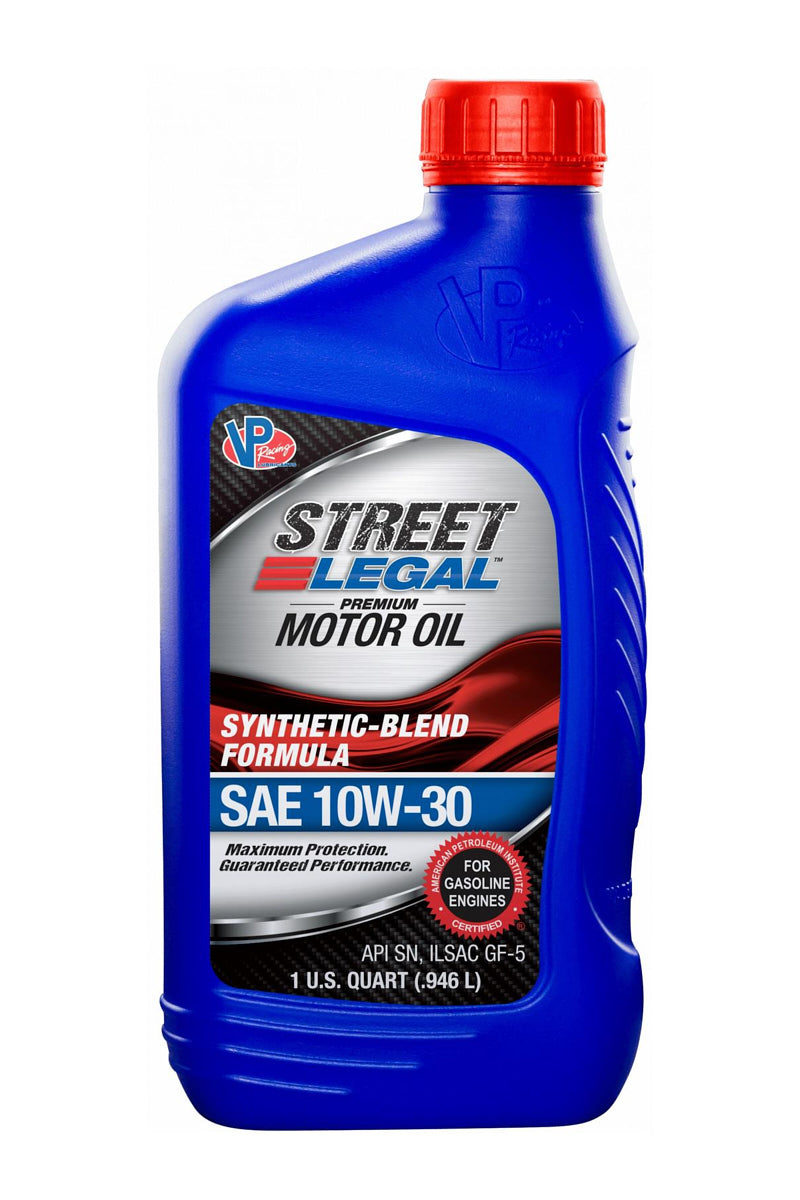 VP Racing Street LegalSYNthetic-Blend Formula 10W30 (GF-6) 12/QtCS VP3710343C