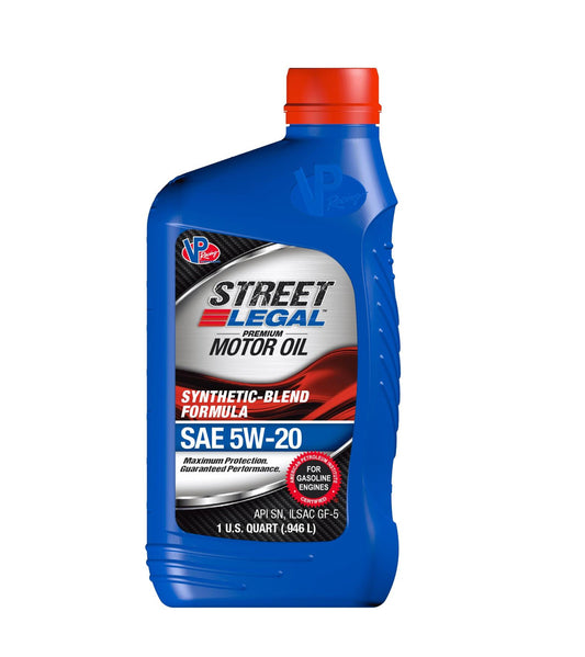 VP Racing Street LegalSYNthetic-Blend Formula 5W20 (GF-6) Qt VP3752043