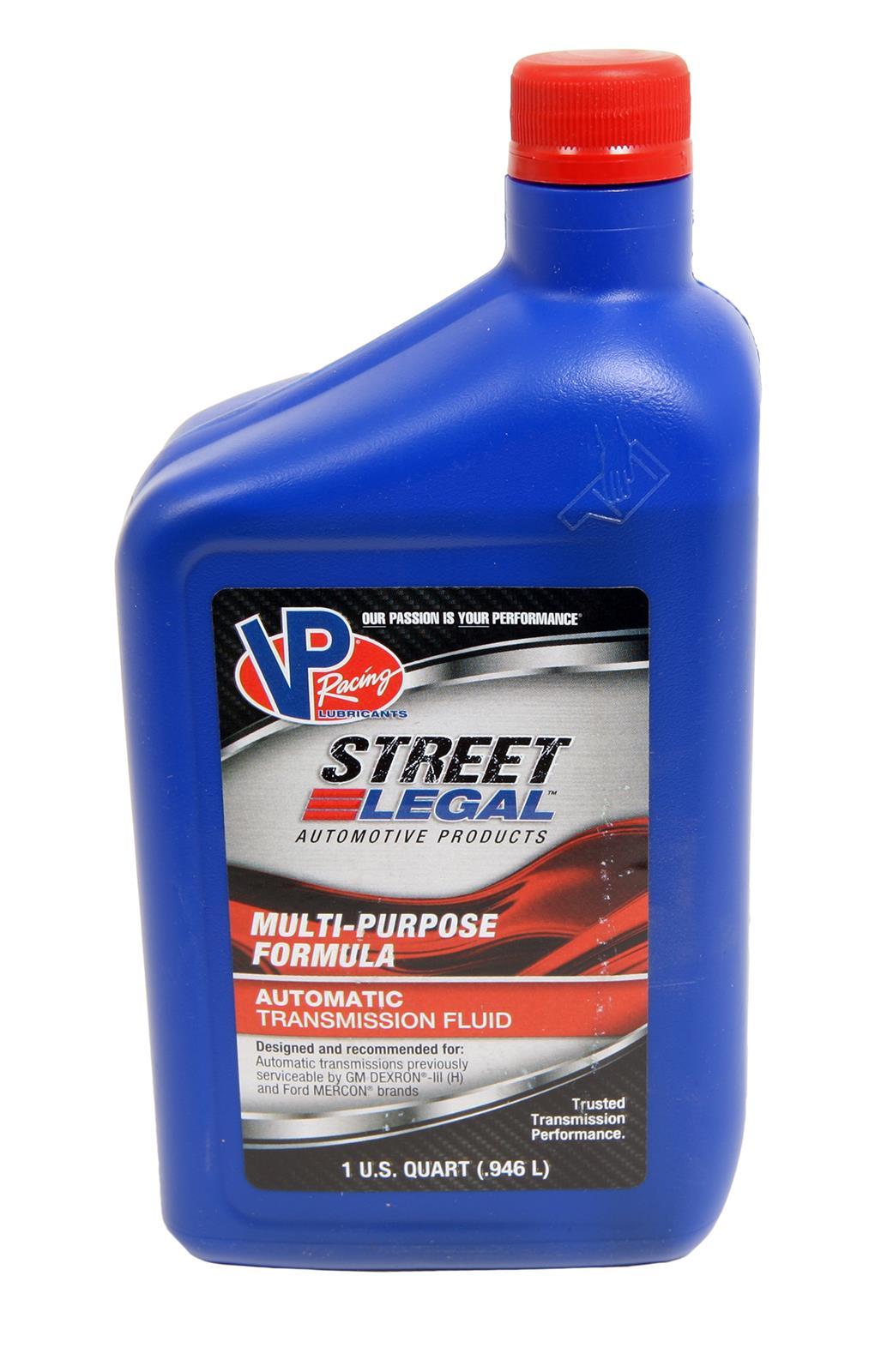 VP Racing Street Legal MltiPrps Auto Trans Fluid (DIII/M) 12/QtCS VP4011143C