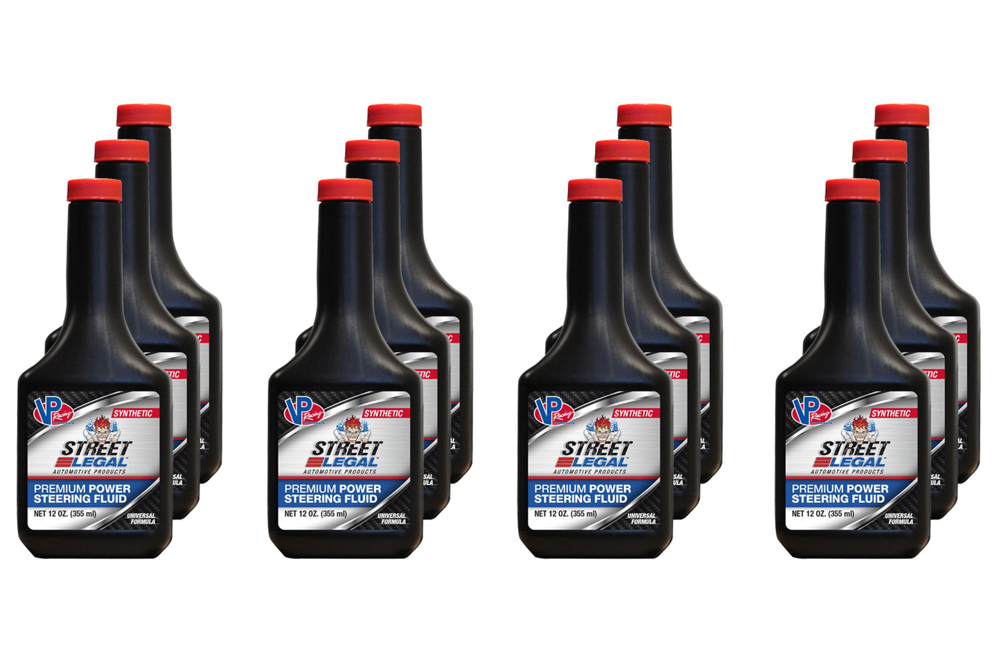 VP Racing Street LegalSYN Pwr Steering Fluid 12/12ozCS VP6100502C