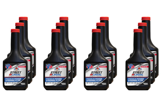 VP Racing Street LegalSYN Pwr Steering Fluid 12/12ozCS VP6100502C