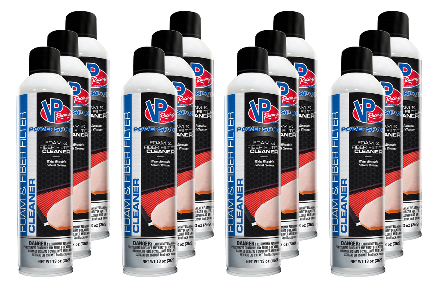 VP Racing Foam/Fiber Filter Clnr Aerosol 12/13oz VP7970020C