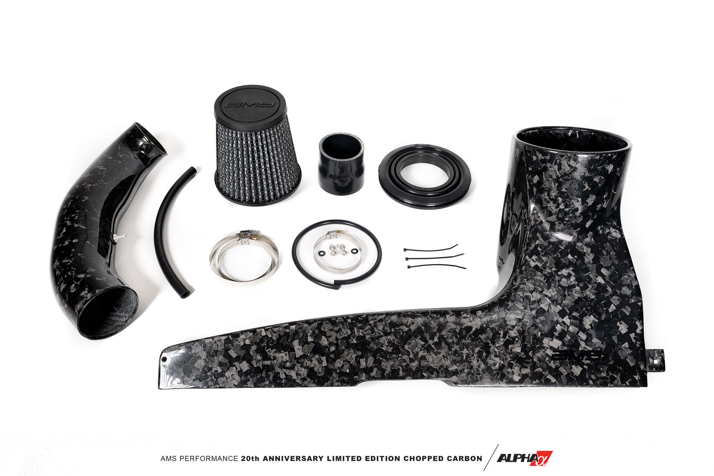 AMS Performance MK7 Golf R Chopped Carbon Fiber Intake (Forged Carbon) AMS.21.08.0001-2