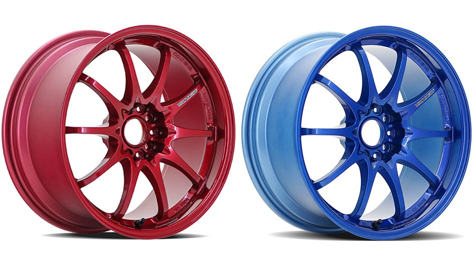 Volk CE28N 10 Spoke Design 17x9.0 HYPER COLORS (Blue/Gold/Green/Red) Wheel
