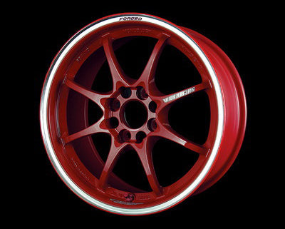 Volk CE28 8 SPOKE CLUB RACER SCHOLARSHIP 15x7.0 RISING RED / RIM FLANGE DC Wheel