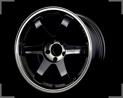 Volk TE37SL 18x10.5 PRESSED DOUBLE BLACK Wheel