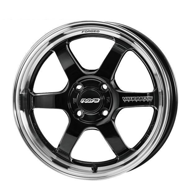 Volk TE37 KCR 16x6.0 BLACK / FDMC RIM (KF) Wheel