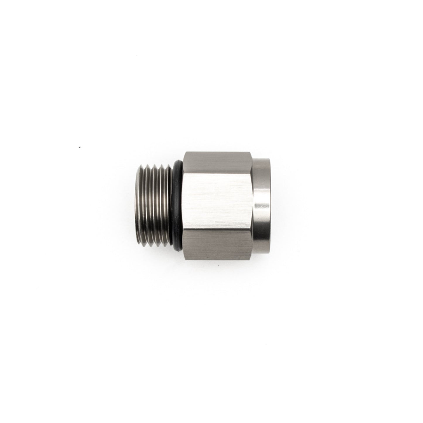 Deatschwerks 8AN ORB Male to M12 X 1.5 Metric Female (Incl O-Ring), Anodized DW Titanium DEW-6-02-0607