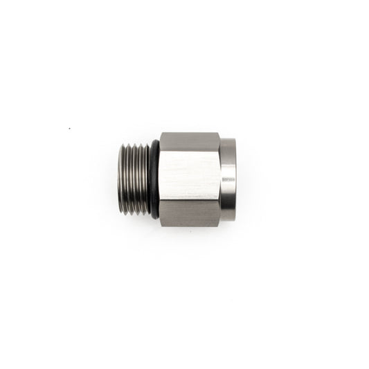Deatschwerks 8AN ORB Male to M12 X 1.5 Metric Female (Incl O-Ring), Anodized DW Titanium DEW-6-02-0607