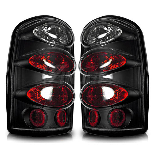 WINJET 2000-2006 Chevrolet Suburban Altezza Tail Light - Black/Clear WJ20-0005-04-1037