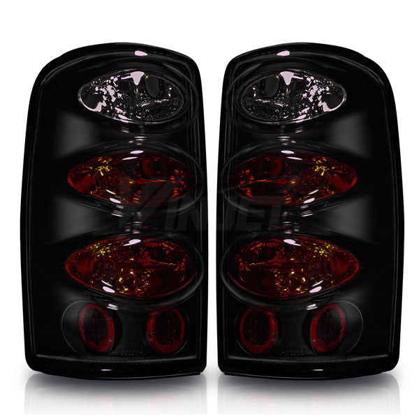 WINJET CHEVROLET 2000-2006 SUBURBAN/TAHOE, GMC 2000-2006 YUKON Tail Light - Black/Smoke CTWJ-0005-BS