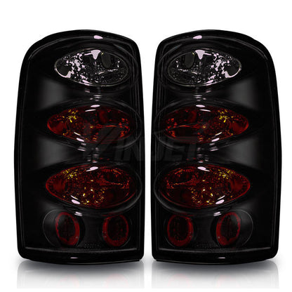 WINJET CHEVROLET 2000-2006 SUBURBAN/TAHOE, GMC 2000-2006 YUKON Tail Light - Black/Smoke CTWJ-0005-BS