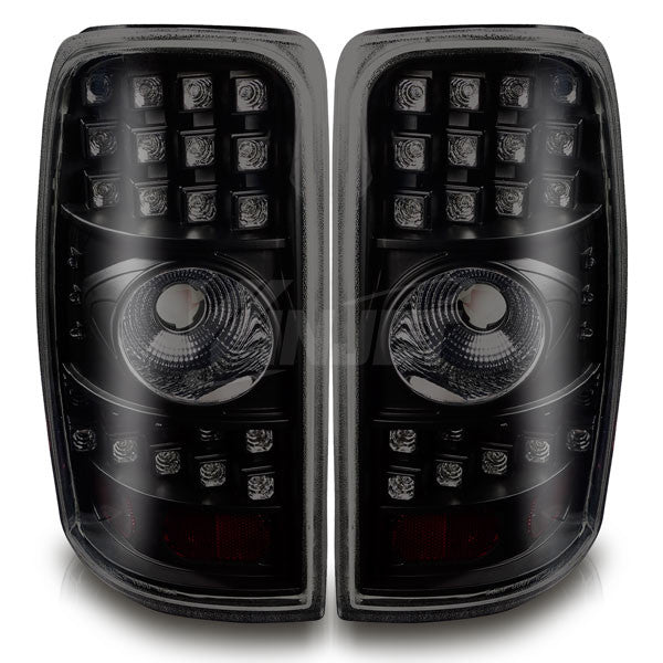 WINJET CHEVROLET 2000-2006 SUBURBAN/TAHOE, GMC 2000-2006 YUKON LED Tail Light - Black/Smoke CTWJ-0007-BS