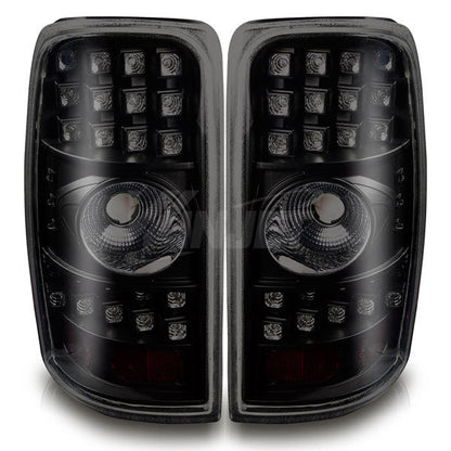 WINJET CHEVROLET 2000-2006 SUBURBAN/TAHOE, GMC 2000-2006 YUKON LED Tail Light - Black/Smoke CTWJ-0007-BS