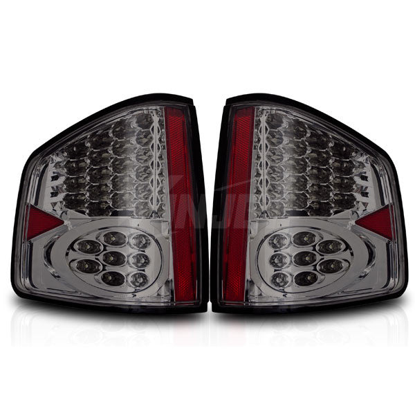 WINJET 1994-2004 CHEVROLET/1994-2004 GMC SONOMA/1996-2000 ISUZU HOMBRE LED Tail Light - Chrome/Smoke CTWJ-0008-CS