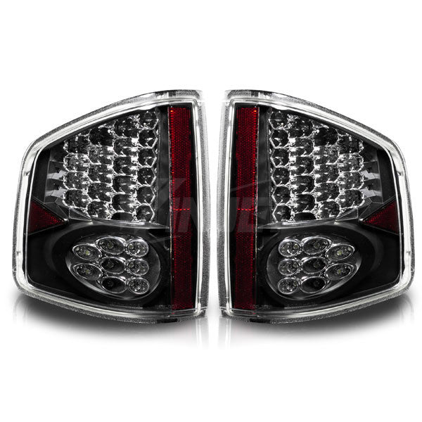 WINJET 1994-2004 GMC Sonoma LED Tail Light - Black/Clear WJ20-0008-04-1619