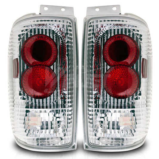 WINJET 1997-2002 Ford Expedition Altezza Tail Light - Chrome/Clear CTWJ-0018-CC