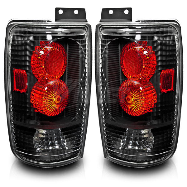 WINJET 1997-2002 Ford Expedition Altezza Tail Light - Black/Clear CTWJ-0018-BC