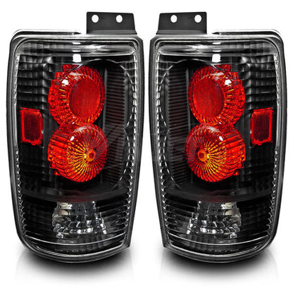 WINJET 1997-2002 Ford Expedition Altezza Tail Light - Black/Clear CTWJ-0018-BC