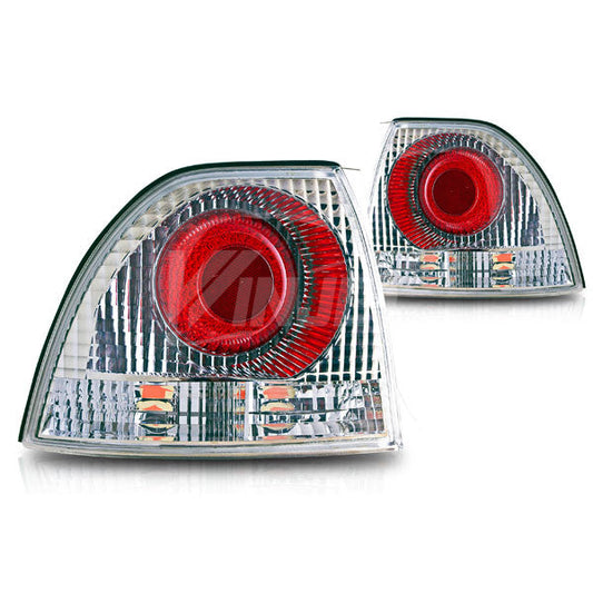 WINJET 1994-1995 Honda Accord 2/4Dr Altezza Tail Light - Chrome/Clear CTWJ-0026-CC