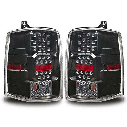 WINJET 1997-1998 Jeep Grand Cherokee LED Tail Light - Black/Clear WJ20-0038-04-1117