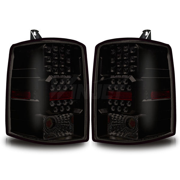 WINJET 1997-1998 Jeep Grand Cherokee LED Tail Light - Black/Smoke CTWJ-0038-BS