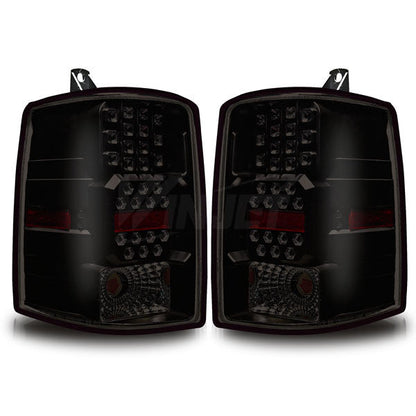 WINJET 1997-1998 Jeep Grand Cherokee LED Tail Light - Black/Smoke CTWJ-0038-BS
