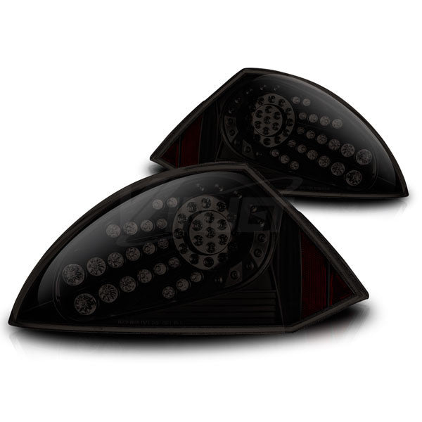 WINJET 2000-2005 Mitsubishi Eclipse LED Tail Light - Black/Smoke CTWJ-0040-BS