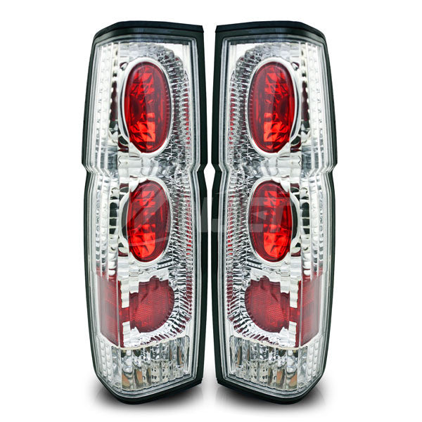 WINJET 1986-1997 Nissan Hardbody Altezza Tail Light - Chrome/Clear CTWJ-0041-CC