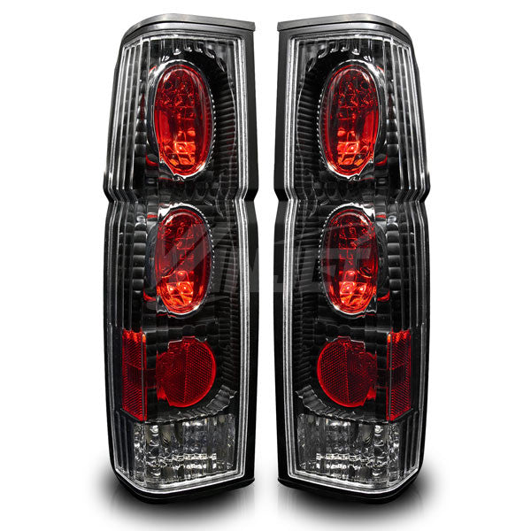 WINJET 1986-1997 Nissan Hardbody Altezza Tail Light - Black/Clear CTWJ-0041-BC