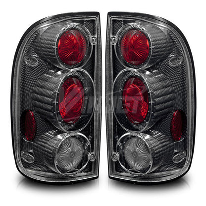 WINJET 2001-2004 Toyota Tacoma Altezza Tail Light - Carbon Fiber/Clear WJ20-0046-06-1148