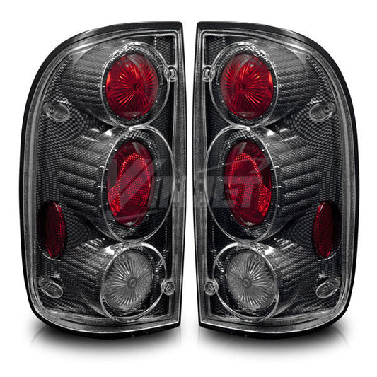 WINJET 2001-2004 Toyota Tacoma Altezza Tail Light - Carbon Fiber/Clear WJ20-0046-06-1148