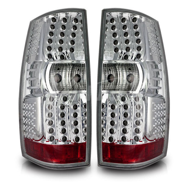 WINJET 2007-2013 Chevrolet Tahoe LED Tail Lights - (Chrome / Clear) WJ20-0066-01-1630