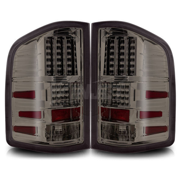 WINJET 2007-2012 Chevrolet Silverado LED Tail Light - Chrome/Smoke WJ20-0067-02-1156