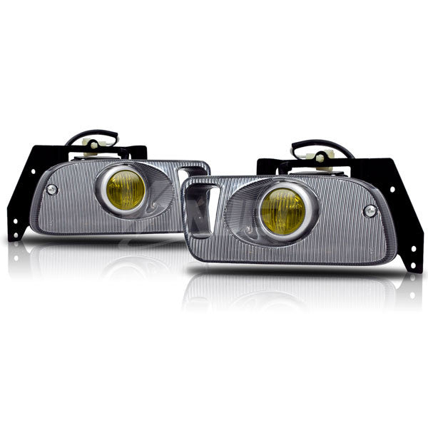 WINJET 1992-1995 Honda Civic 2/3Dr Fog Light - Wiring Kit Included - Yellow CFWJ-0035-Y