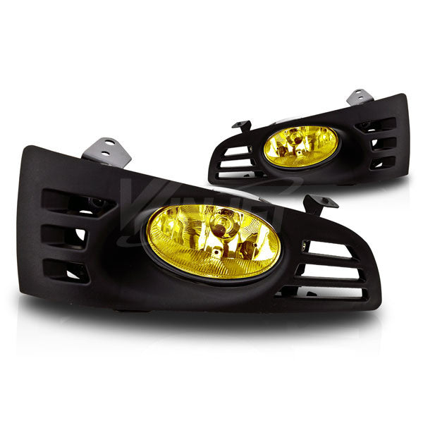 WINJET 2003-2005 Honda Accord 2Dr Fog Light - Wiring Kit Included - Yellow CFWJ-0037-Y