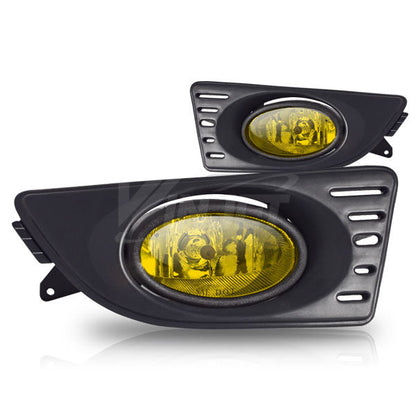 WINJET 2005-2007 Acura RSX Fog Light - Wiring Kit Included - Yellow CFWJ-0060-Y