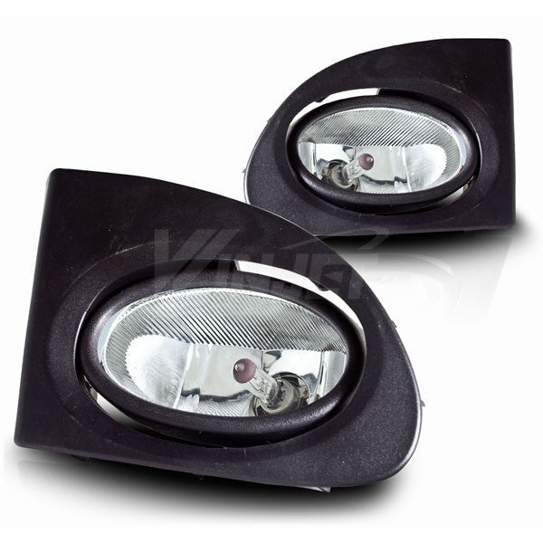 WINJET 2002-2005 Honda Civic 3Dr Fog Light - Wiring Kit Included - Clear WJ30-0084-09-1290