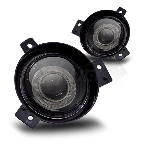 WINJET 2001-2003 Ford Ranger Halo Projector Fog Lights - Smoke WJ30-0087-11-1300